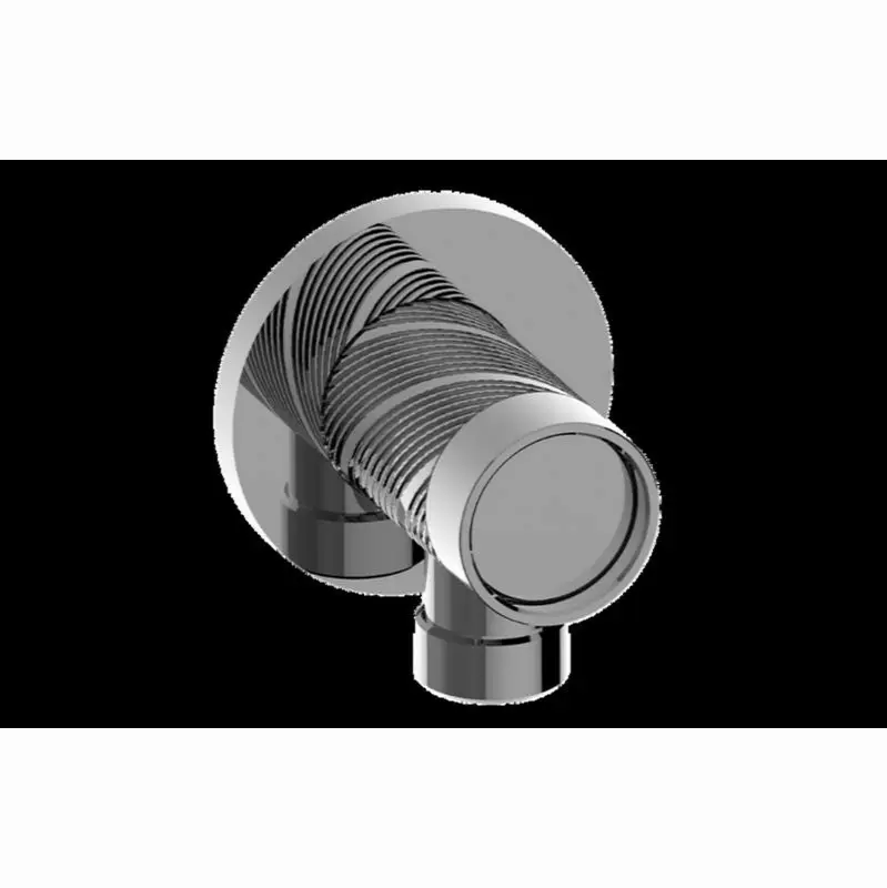 Contemporary Wall Supply Elbow Oblique Knurled