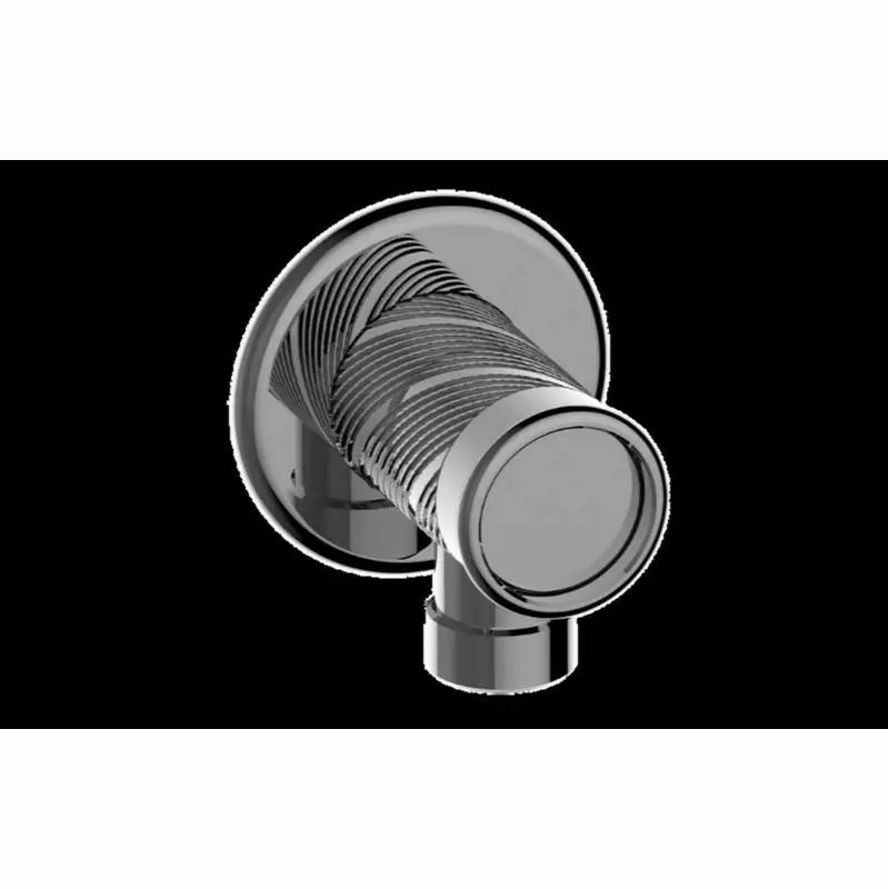 Traditional Wall Supply Elbow Oblique Knurled