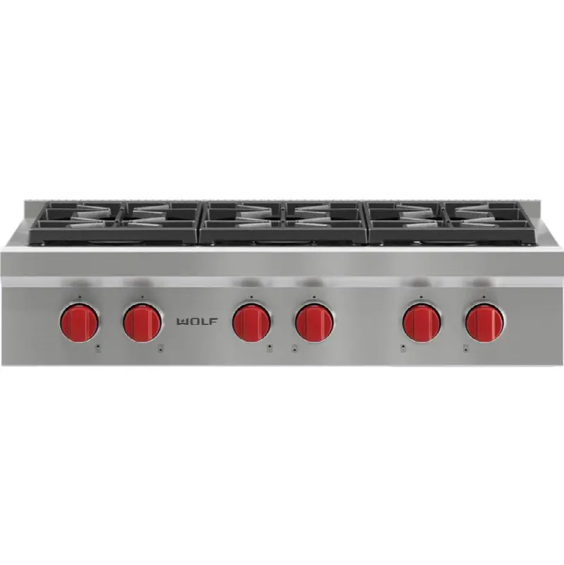 36" Sealed Burner Rangetop, 6 Burner, Ng