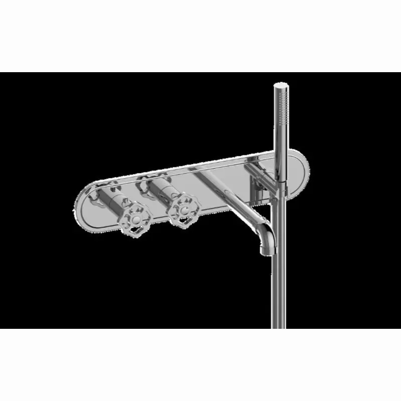 Vintage Wall-Mounted M-Series Thermostatic System - Tub Spout and Handshower (Trim)