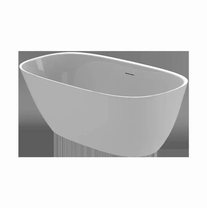 Musa Freestanding Bathtub with Integrated Overflow