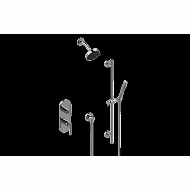 Harley M-Series Thermostatic Shower System - Shower with Handshower (Trim)