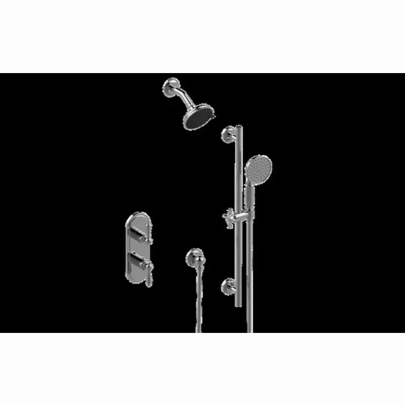 Camden M-Series Thermostatic Shower System - Shower with Handshower (Trim)