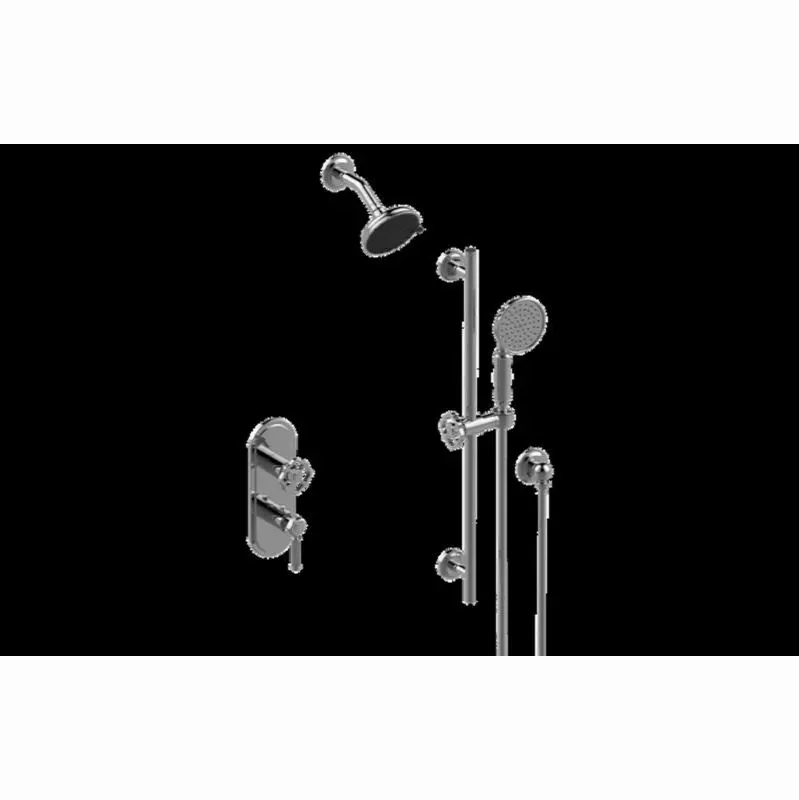 Vintage M-Series Thermostatic Shower System - Shower with Handshower (Trim)