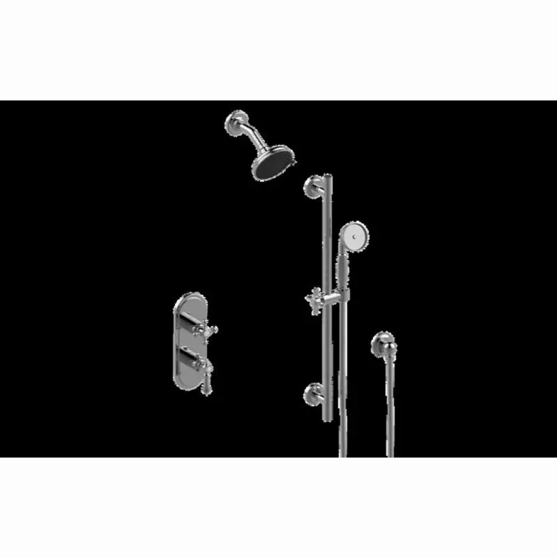 Adley M-Series Thermostatic Shower System - Shower with Handshower (Trim)