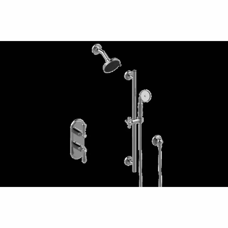 Adley M-Series Thermostatic Shower System - Shower with Handshower (Trim)