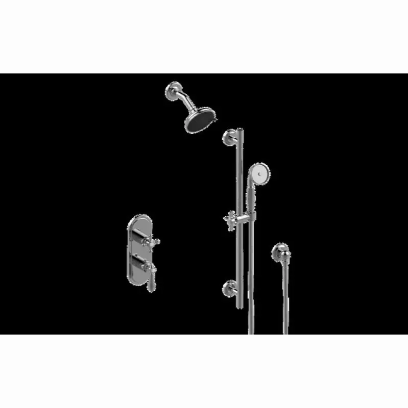 Adley M-Series Thermostatic Shower System - Shower with Handshower (Trim)