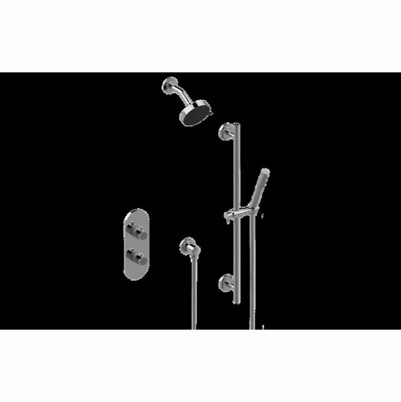 Cameo M-Series Thermostatic Shower System - Shower with Handshower (Trim)