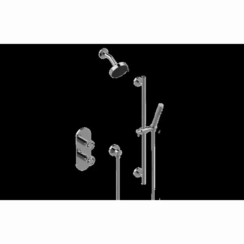 Harley M-Series Thermostatic Shower System - Shower with Handshower (Trim)