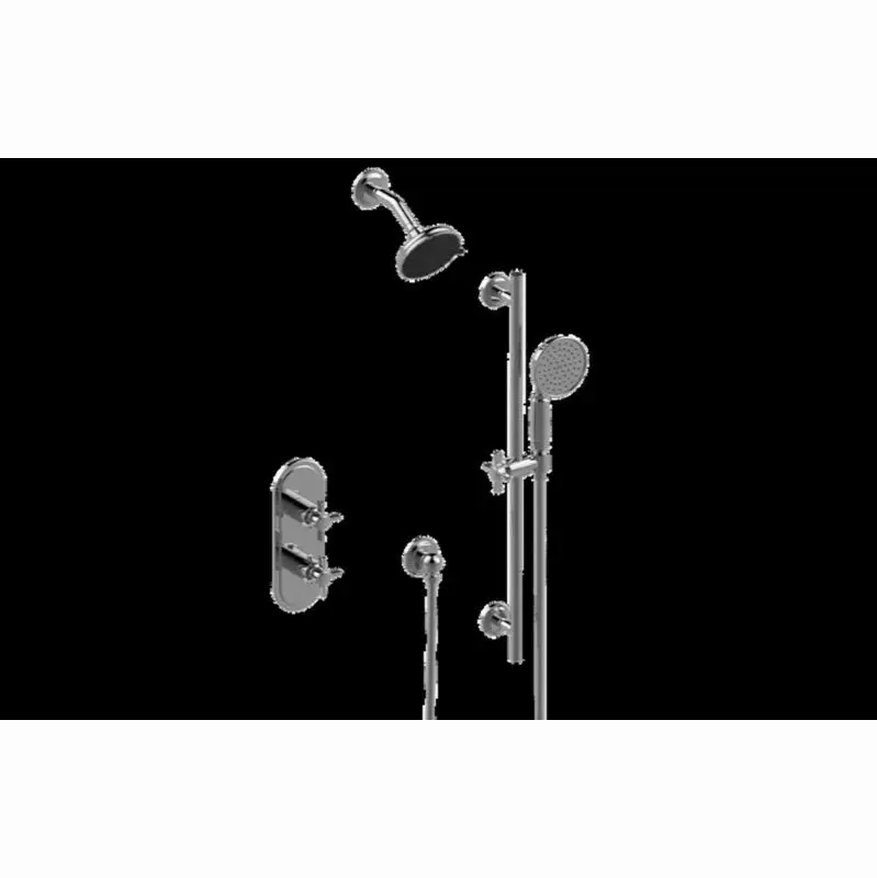 Camden M-Series Thermostatic Shower System - Shower with Handshower (Trim)