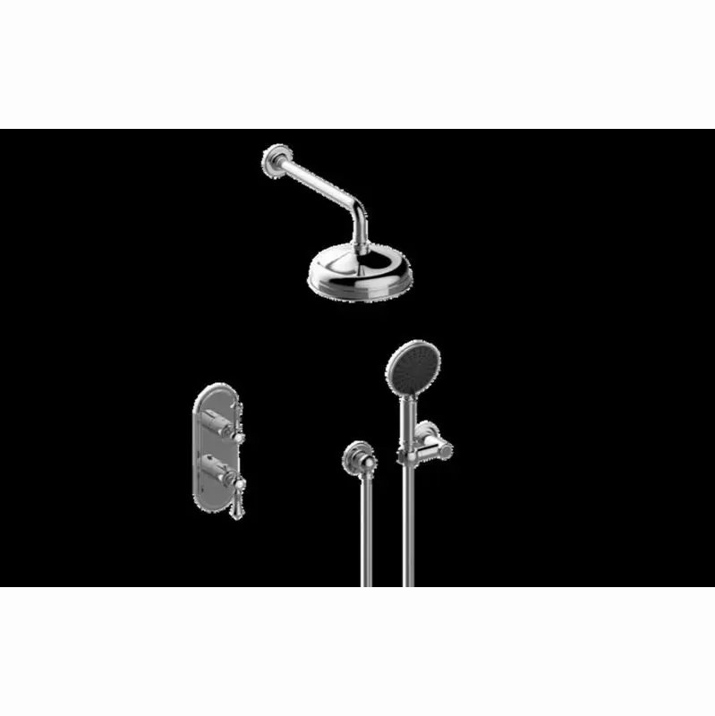 Adley M-Series Thermostatic Shower System - Shower with Handshower (Trim)