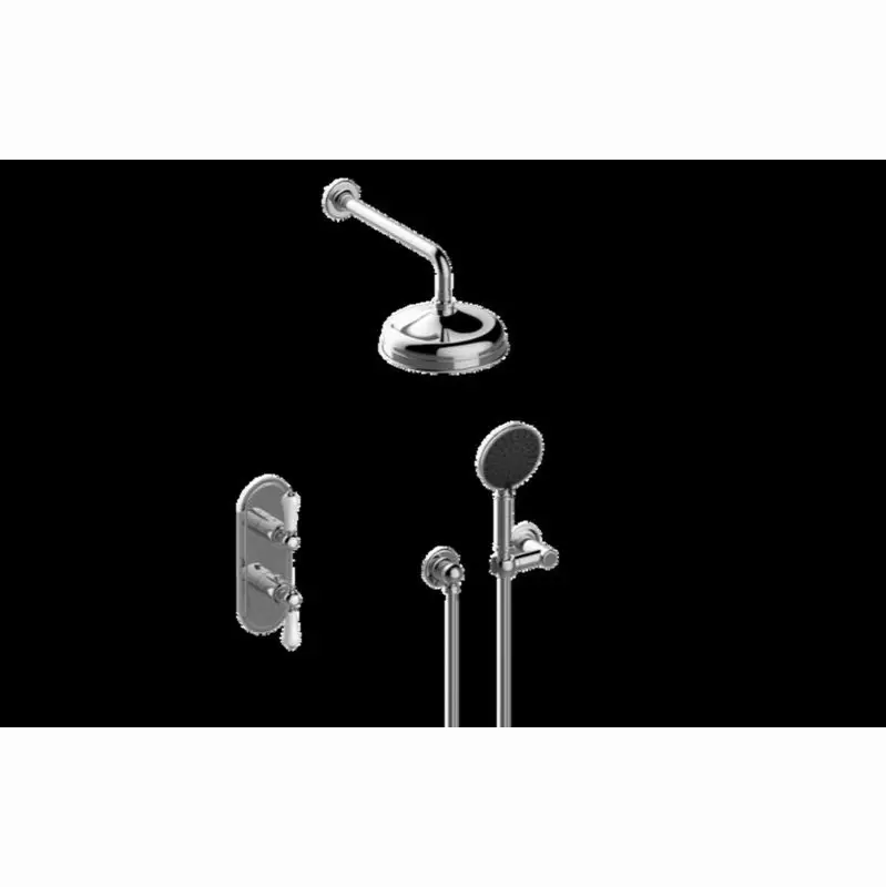 Adley M-Series Thermostatic Shower System - Shower with Handshower (Trim)