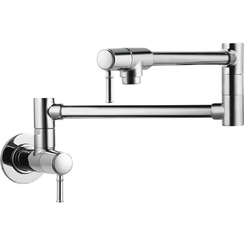 Transitional Wall-Mounted Pot Filler