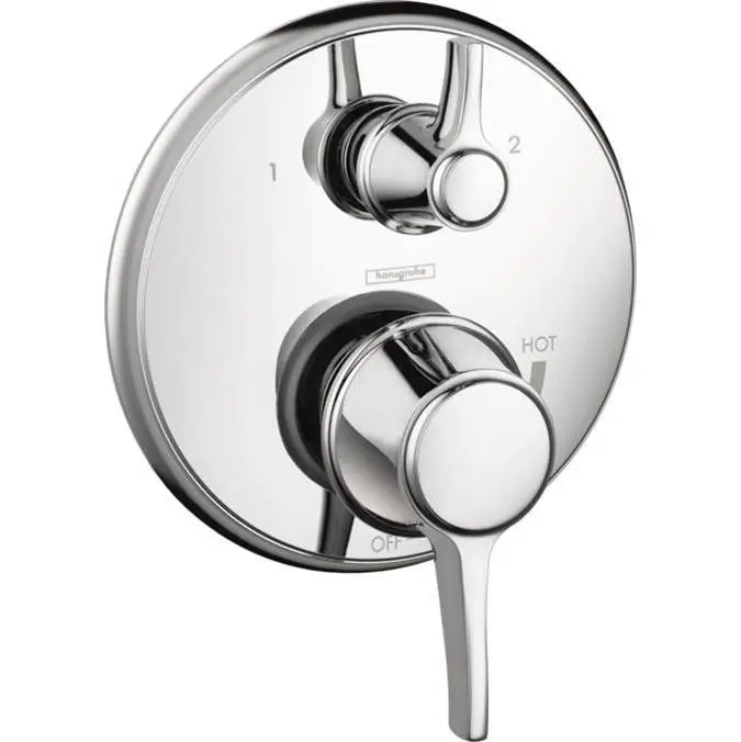 Ecostat Classic Pressure Balance Trim with Diverter, Round