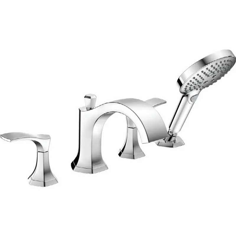 Locarno 4-Hole Roman Tub Set Trim with 1.75 GPM Handshower