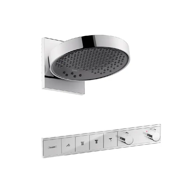 Rainfinity Showerhead 250 3-Jet, 1.75 GPM with RainSelect Thermostatic Trim for 4 Functions