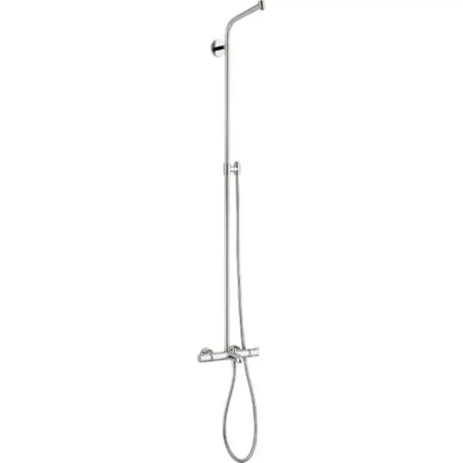 Crometta Showerpipe with Tub Filler without Shower Components in Chrome