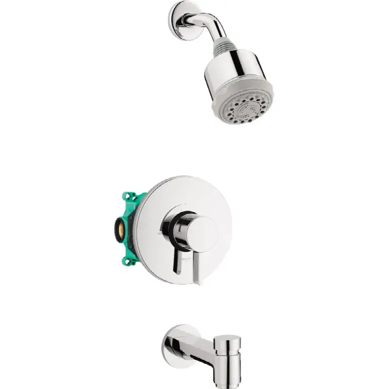 Clubmaster Pressure Balance Tub/Shower Set with Rough, 2.5 GPM