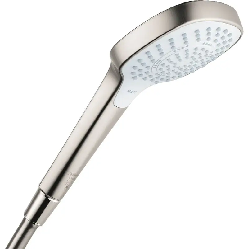 Croma Select E Handshower 110 3-Jet, 2.5 GPM in Brushed Nickel