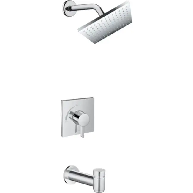 Vernis Shape Pressure Balance Tub/Shower Set, 1.75 GPM