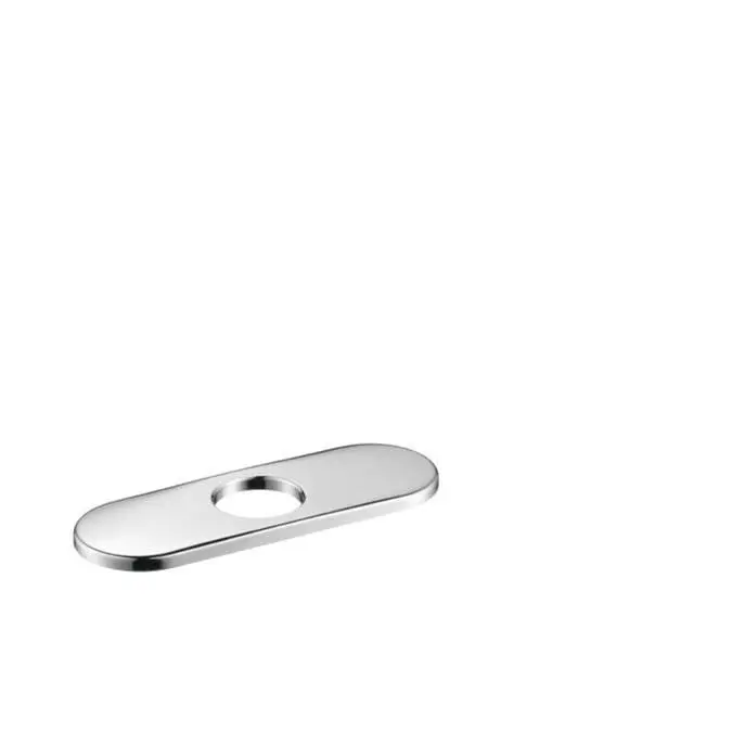 E&S Accessories Base Plate for Contemporary Single-Hole Faucets, 6"