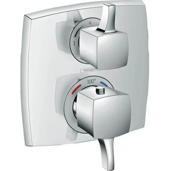 Ecostat Classic Thermostatic Trim with Volume Control and Diverter, Square