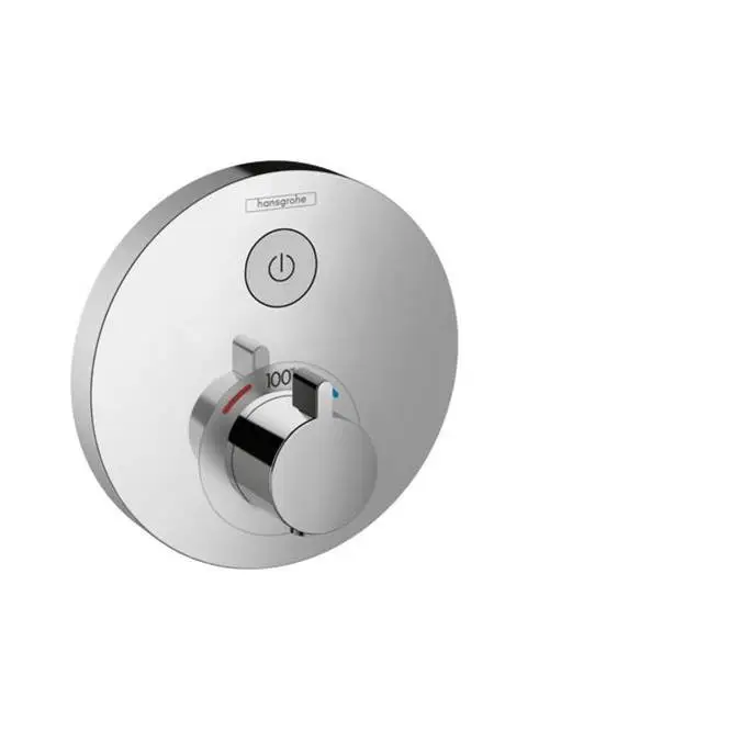 ShowerSelect S Thermostatic Trim for 1 Function, Round