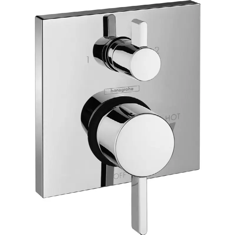 Ecostat Pressure Balance Trim Square with Diverter