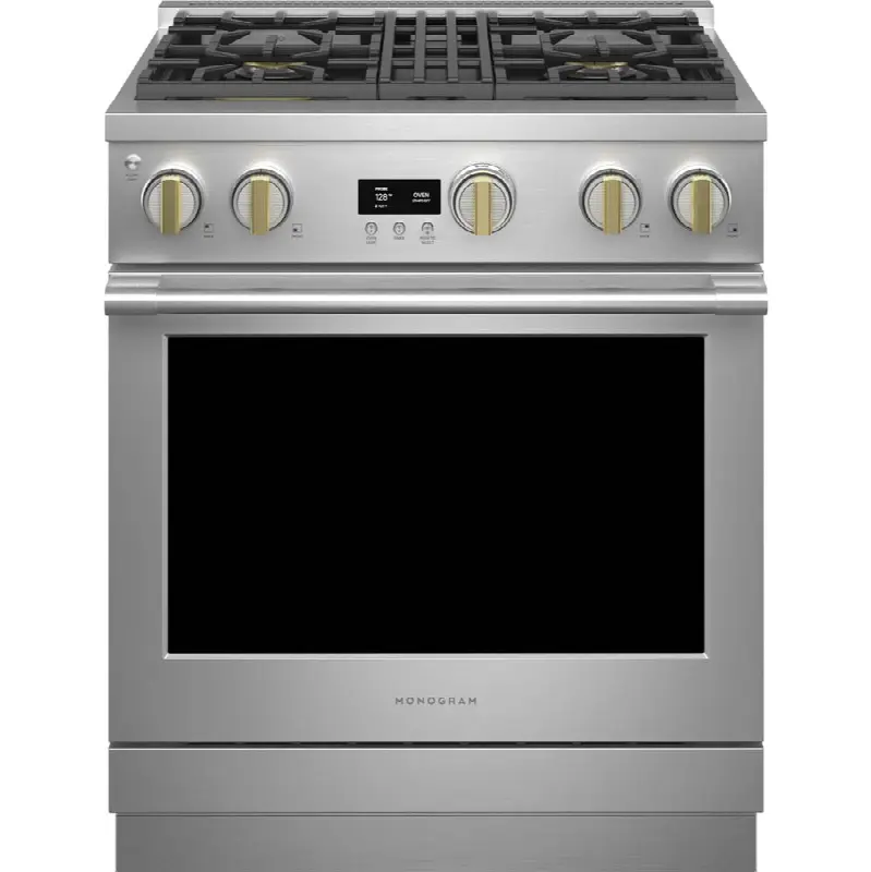 30" Dual-Fuel Professional Range With 4 Burners (Natural Gas)