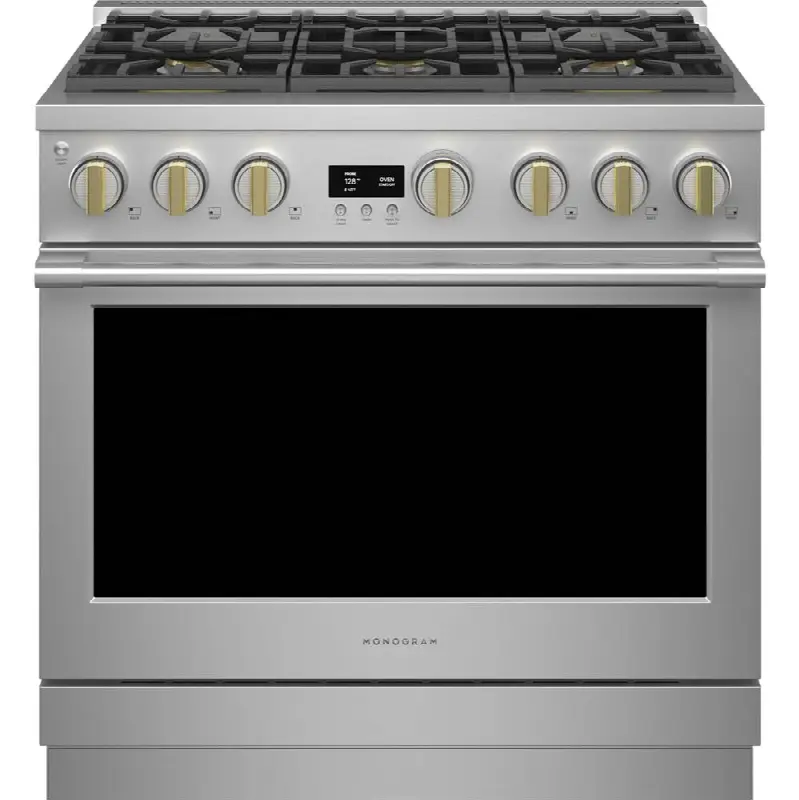 36" Dual-Fuel Professional Range With 6 Burners (Natural Gas)