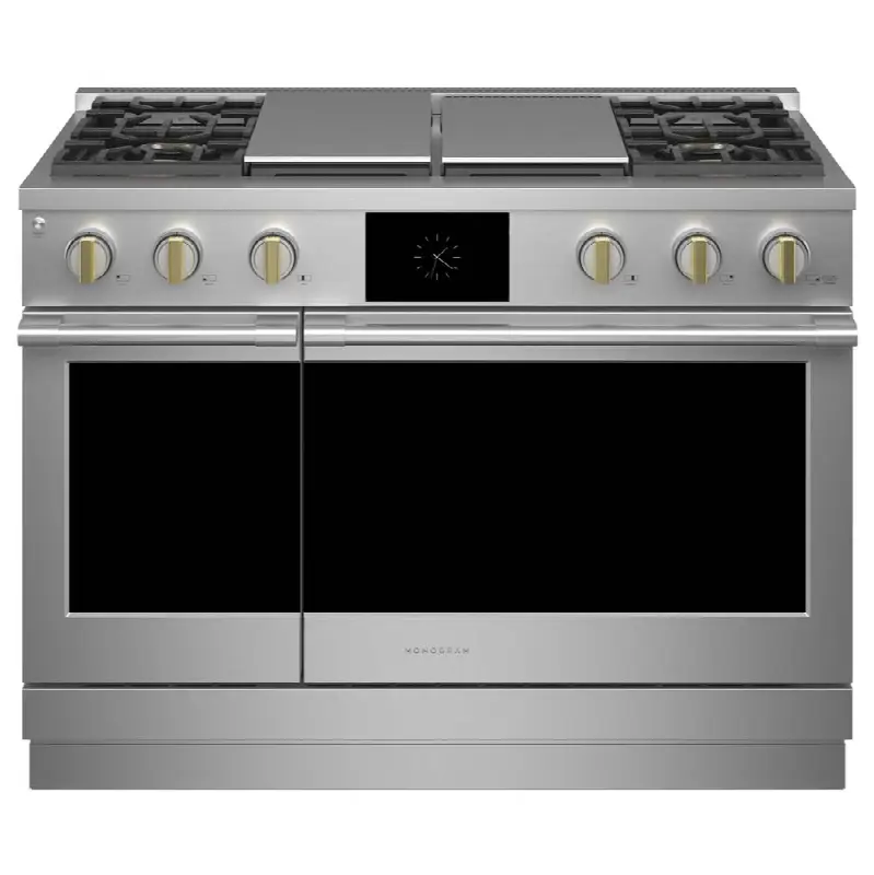 48" Dual-Fuel Professional Range With 4 Burners, Grill, And Griddle (Natural Gas)