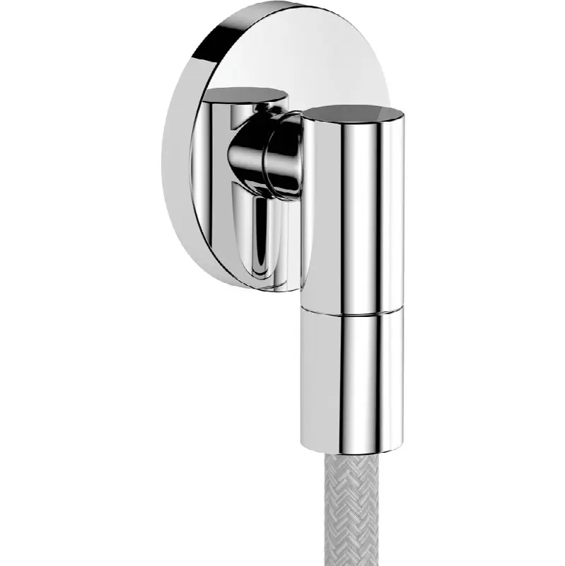 Wall Outlet S with Check Valve, Round