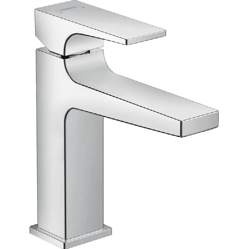 Metropol Single-Hole Faucet 110 with Lever Handle and Pop-Up Drain, 0.5 GPM