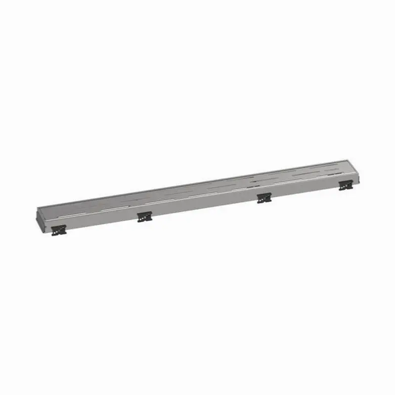 RainDrain Match Trim Classic for 27 5/8" Rough with Height Adjustable Frame in Brushed Stainless Steel