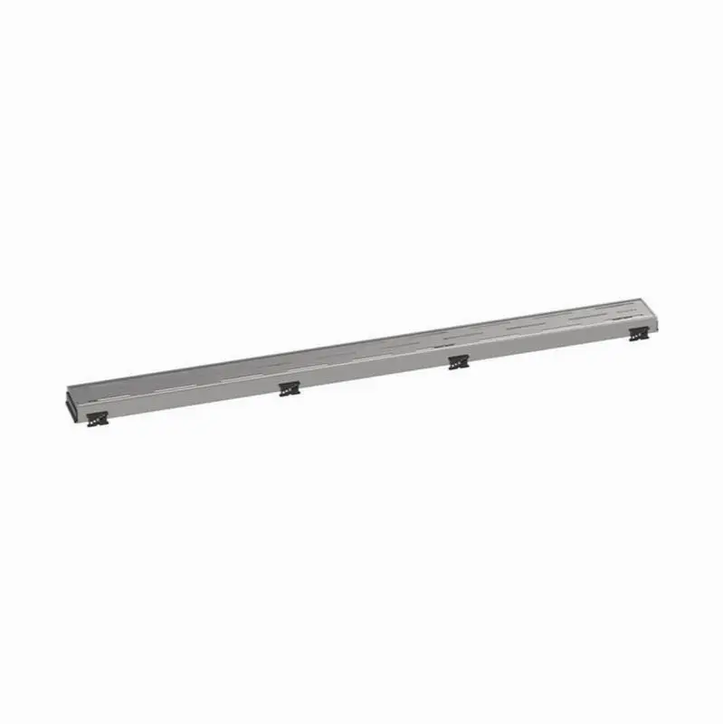 RainDrain Match Trim Classic for 35 1/4" Rough with Height Adjustable Frame in Brushed Stainless Steel