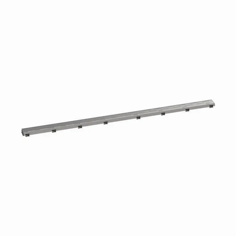 RainDrain Match Trim Classic for 59 1/8" Rough with Height Adjustable Frame in Brushed Stainless Steel