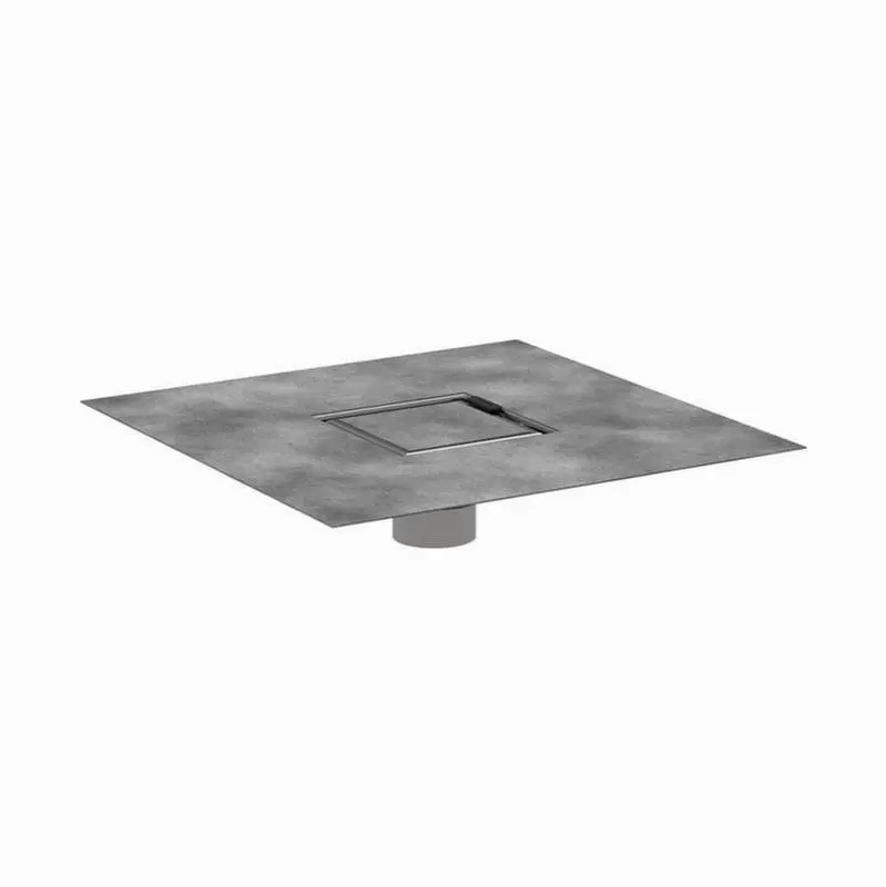RainDrain Brilliance Point Drain Set 4"x 4" Trim with Rough in n/a