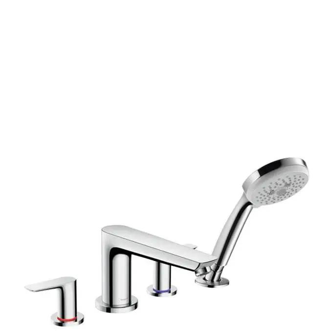Talis E 4-Hole Roman Tub Set Trim with 1.8 GPM Handshower