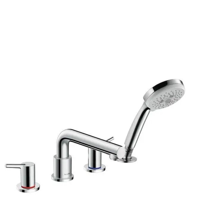Talis S 4-Hole Roman Tub Set Trim with 1.8 GPM Handshower