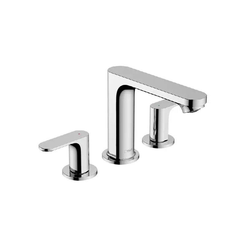 Rebris S Widespread Faucet 110 with Pop-Up Drain, 1.2 GPM