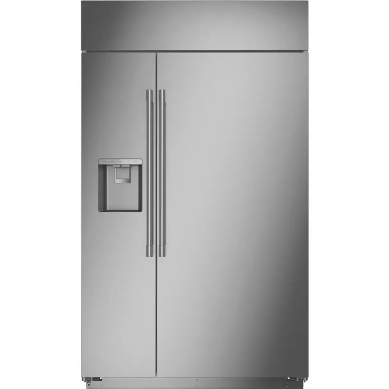 Monogram 48" Smart Built-In Side-by-Side Refrigerator with Dispenser