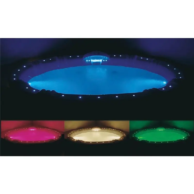 Digitally Controlled Multicolor LED Bath Light Chromatherapy System