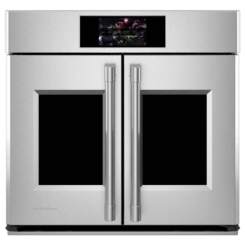 30" Smart French-Door Electric Convection Single Wall Oven Statement Collection