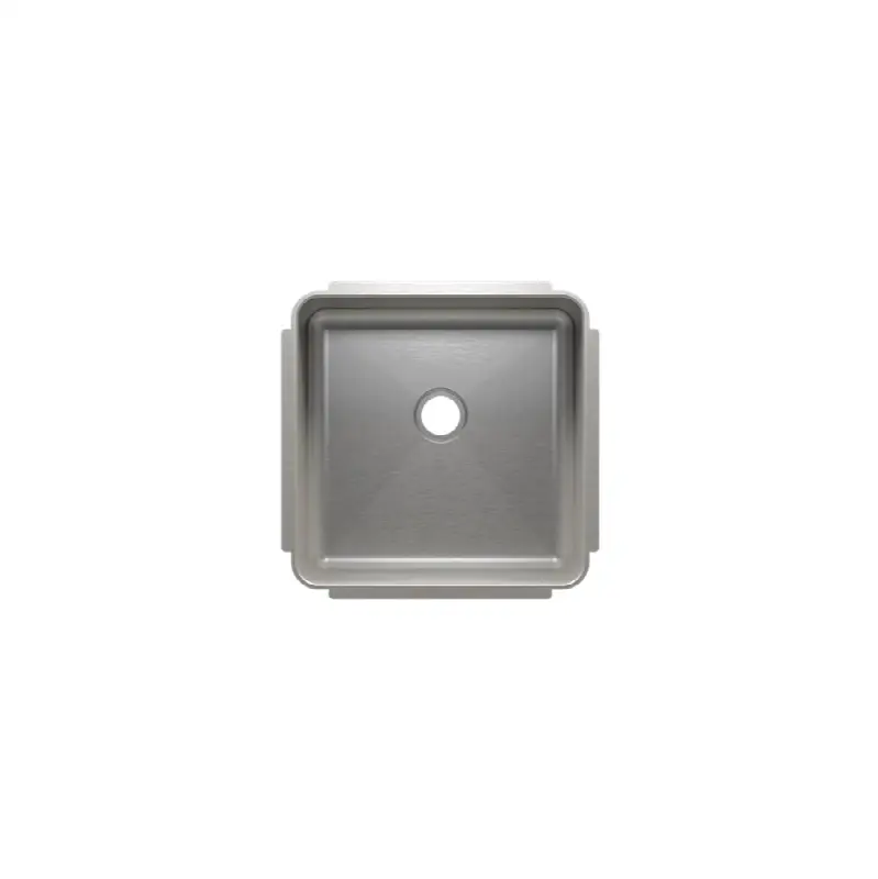Classic Bar Sink Undermount 2In Drain, Single 15X15X7