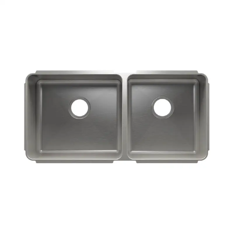 Classic Sink Undermount, Double L18X16X10 R15X16X8