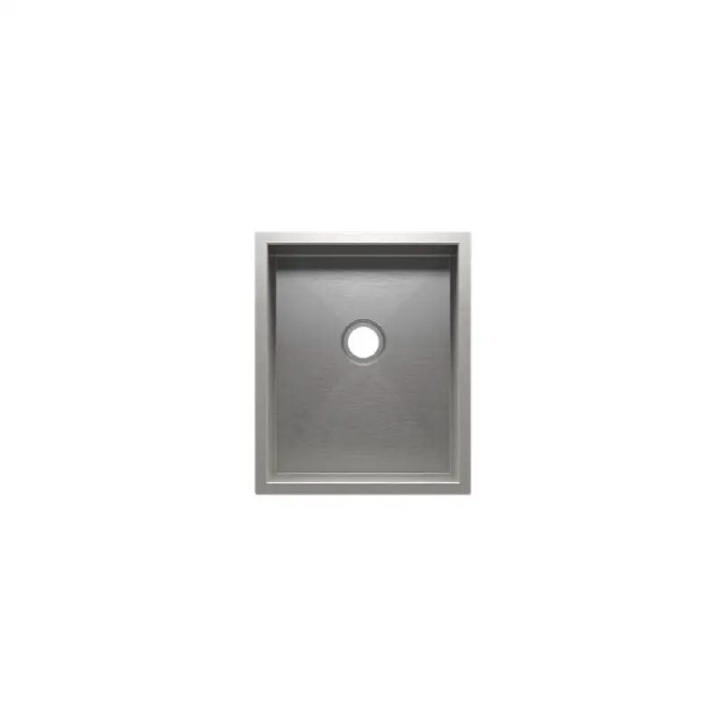 Urbanedge Bar Sink Undermount 2In Drain, Single 12X15X7