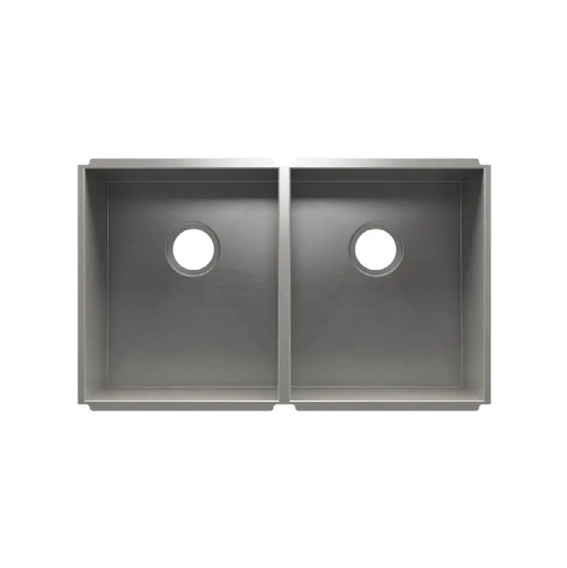 Urbanedge Sink Undermount, Double L15X18X10 R15X18X10