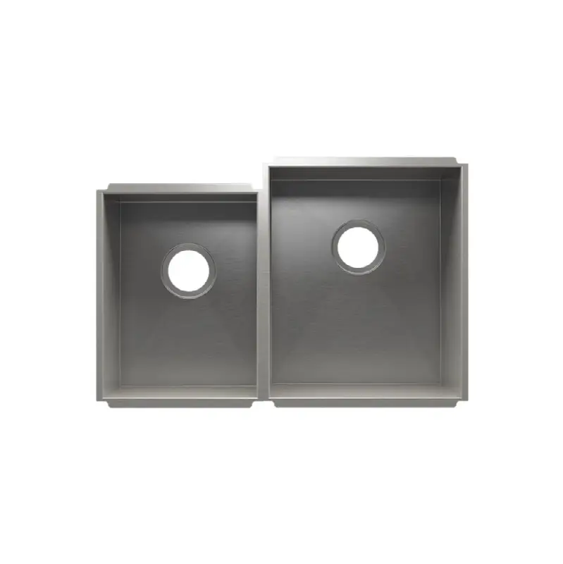 Urbanedge Sink Undermount, Double L12X16X8 R15X18X10