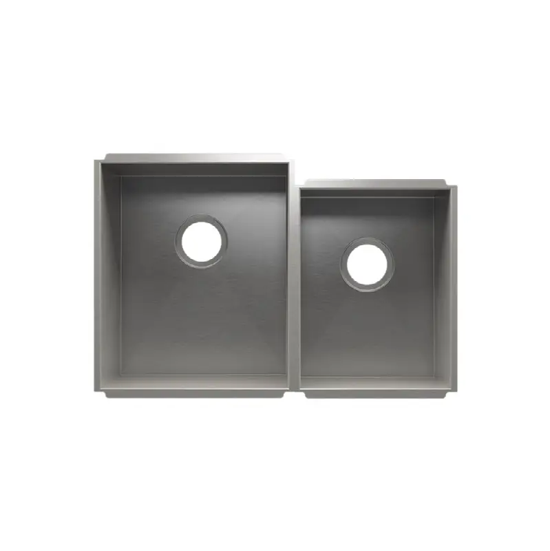 Urbanedge Sink Undermount, Double L15X18X10 R12X16X8