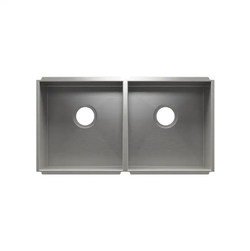 Urbanedge Sink Undermount, Double L15X16X8 R15X16X8